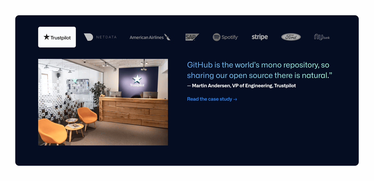 Github
				testimonial ui component