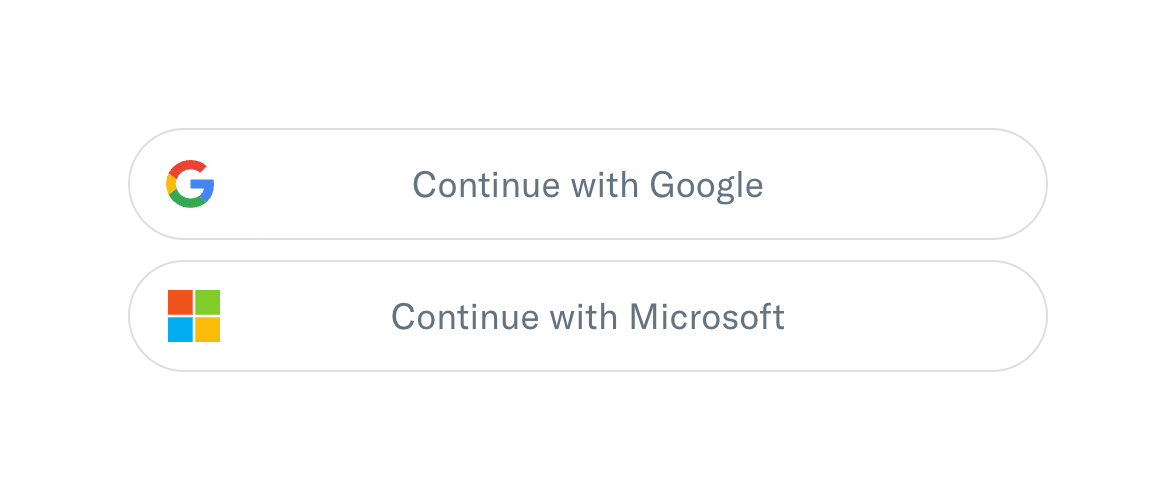 Homerun
				social login button ui component