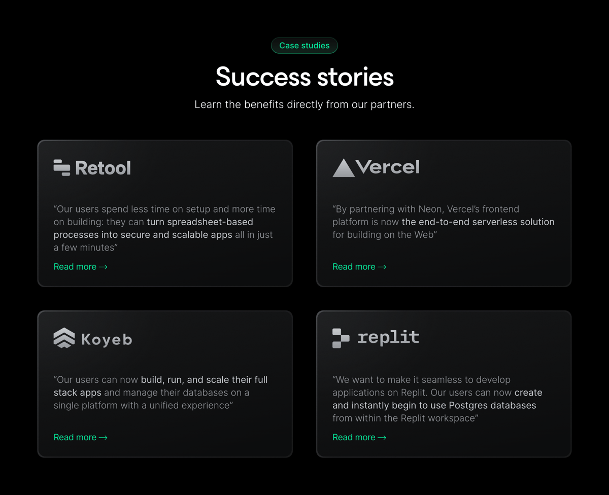 Neon
				testimonial ui component