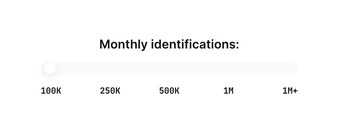 Fingerprint
				slider ui component