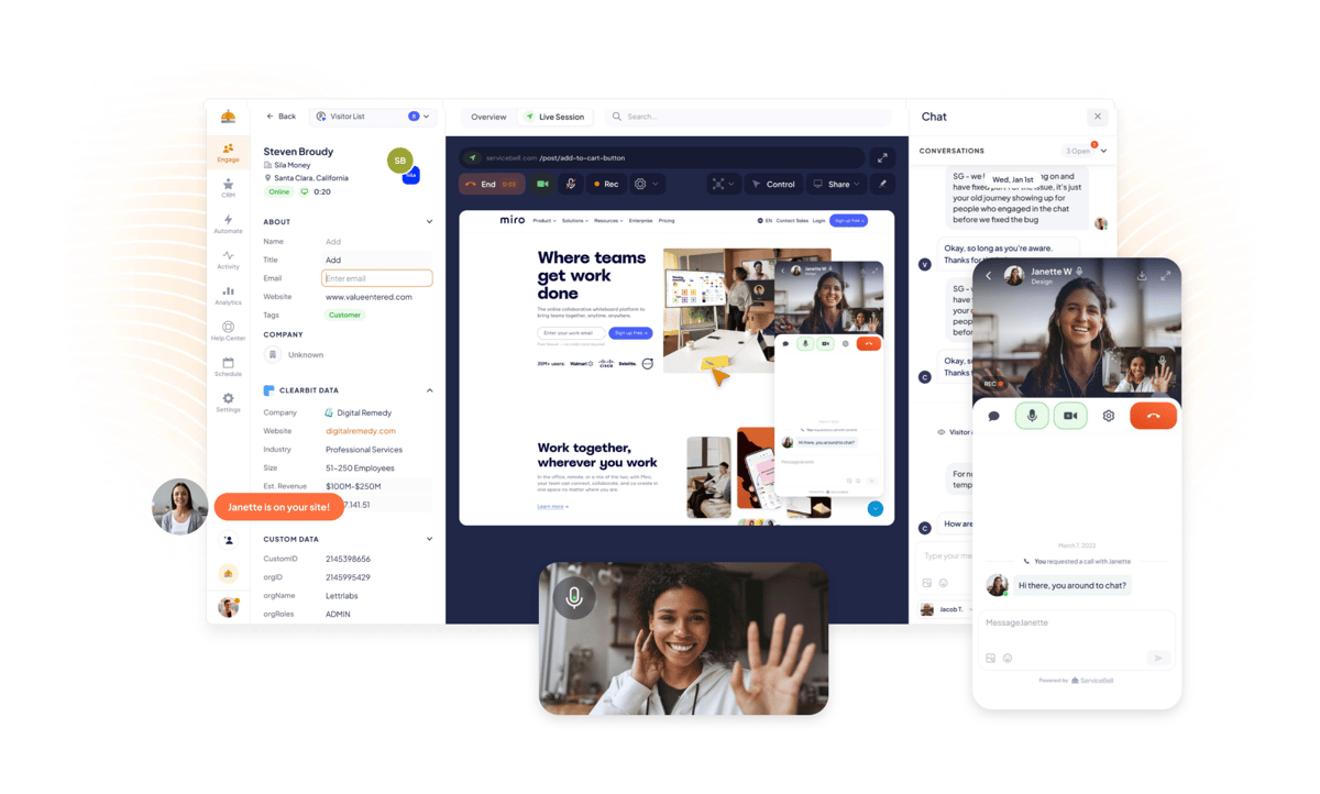 ServiceBell
				illustration ui component