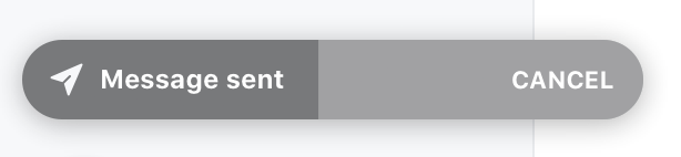 Front
				notification toast ui component