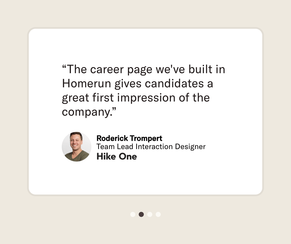 Homerun
				testimonial ui component