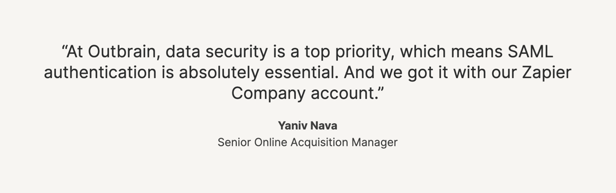 Zapier
				testimonial ui component