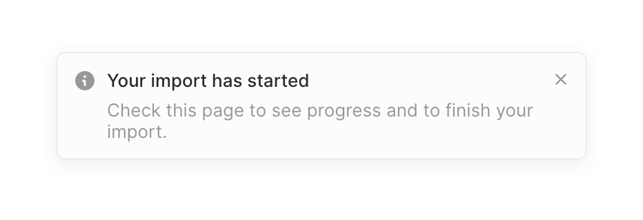 Linear
				notification toast ui component
