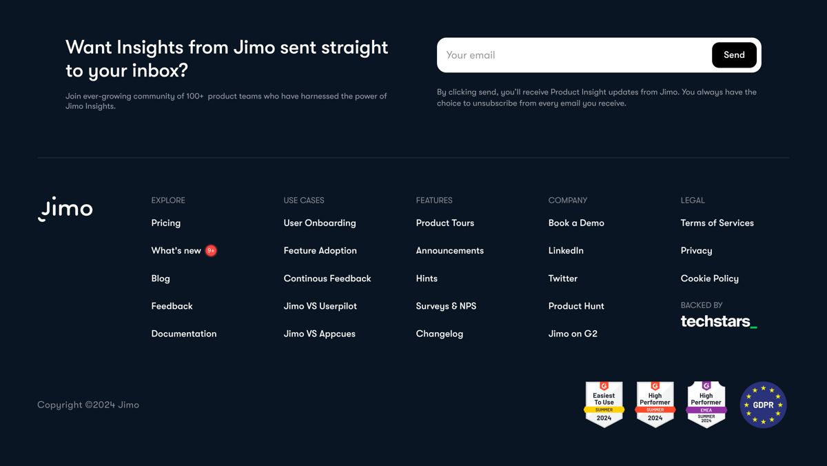 Jimo
				footer ui component