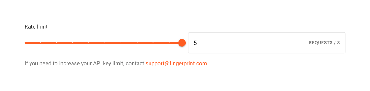 Fingerprint
				slider ui component