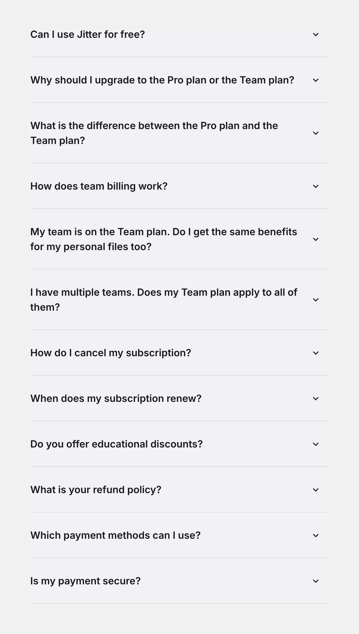 Jitter
				faq ui component
