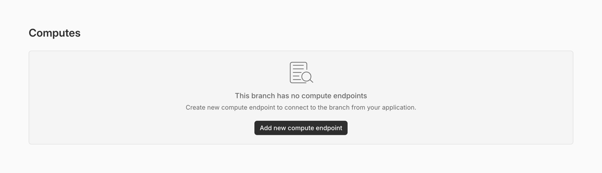Neon
				empty state ui component