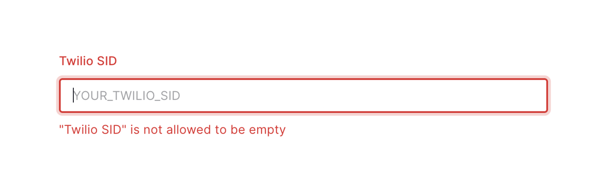 Auth0
				input text ui component