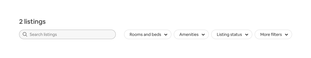 Airbnb
				sorting & filtering ui component