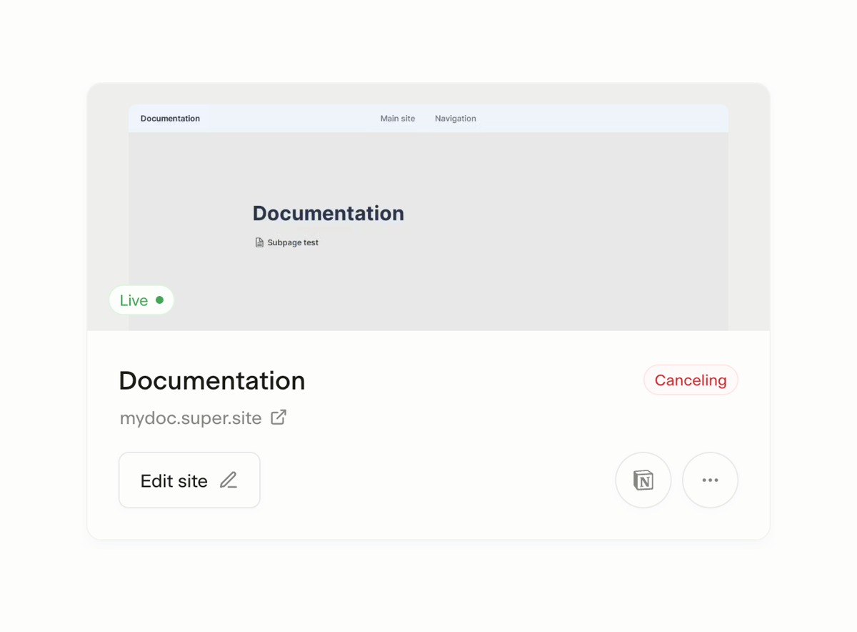 Super
				card ui component