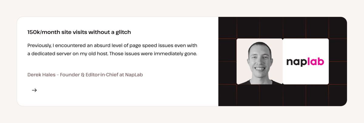 Kinsta
			card layout ui component