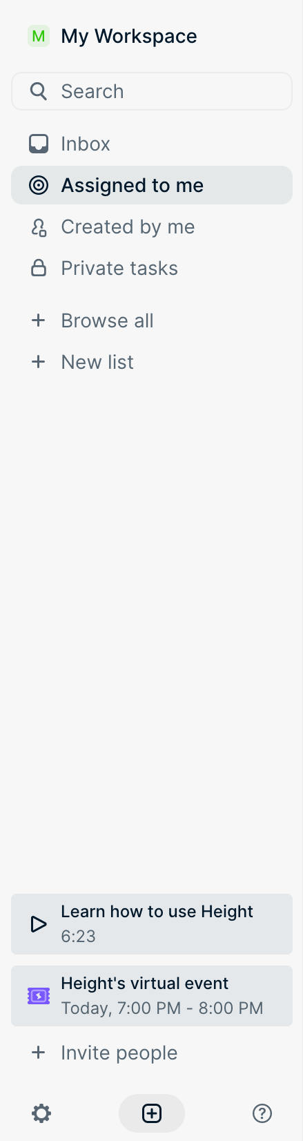Height
				vertical navigation ui component