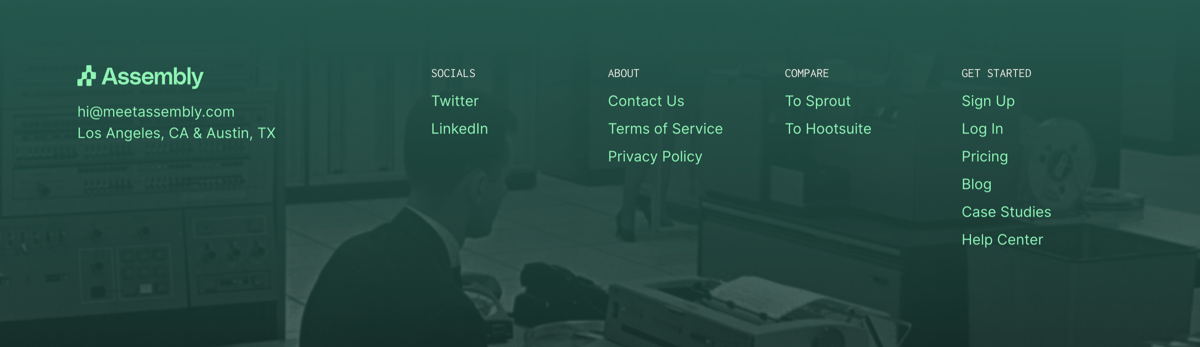 Assembly
				footer ui component