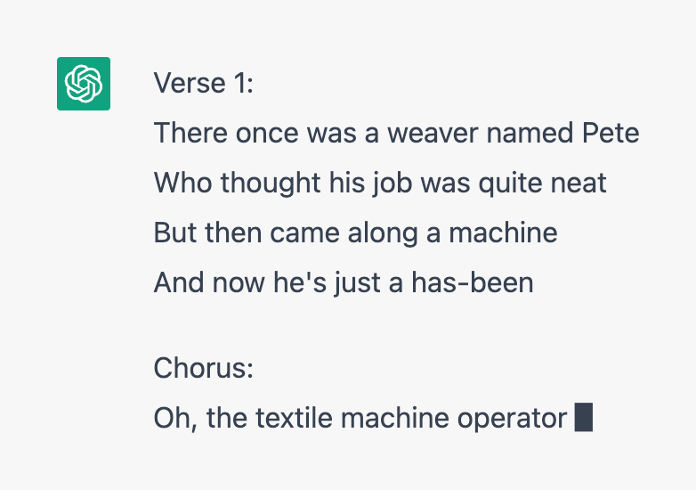 OpenAI
				artificial intelligence ui component