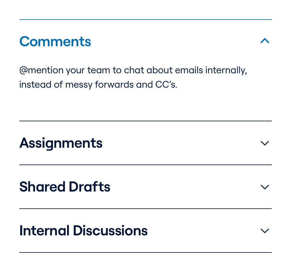 Front
				accordion ui component