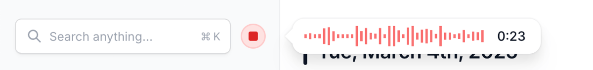 Reflect
			search bar ui component