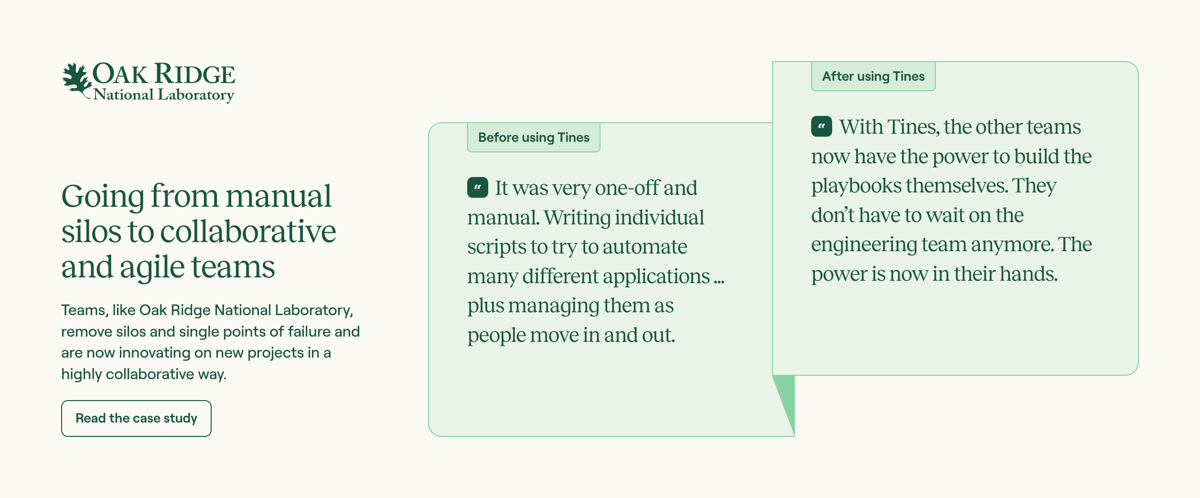 Tines
				testimonial ui component