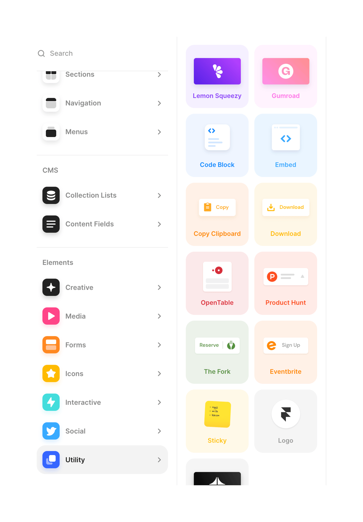 Framer
				toolbox ui component