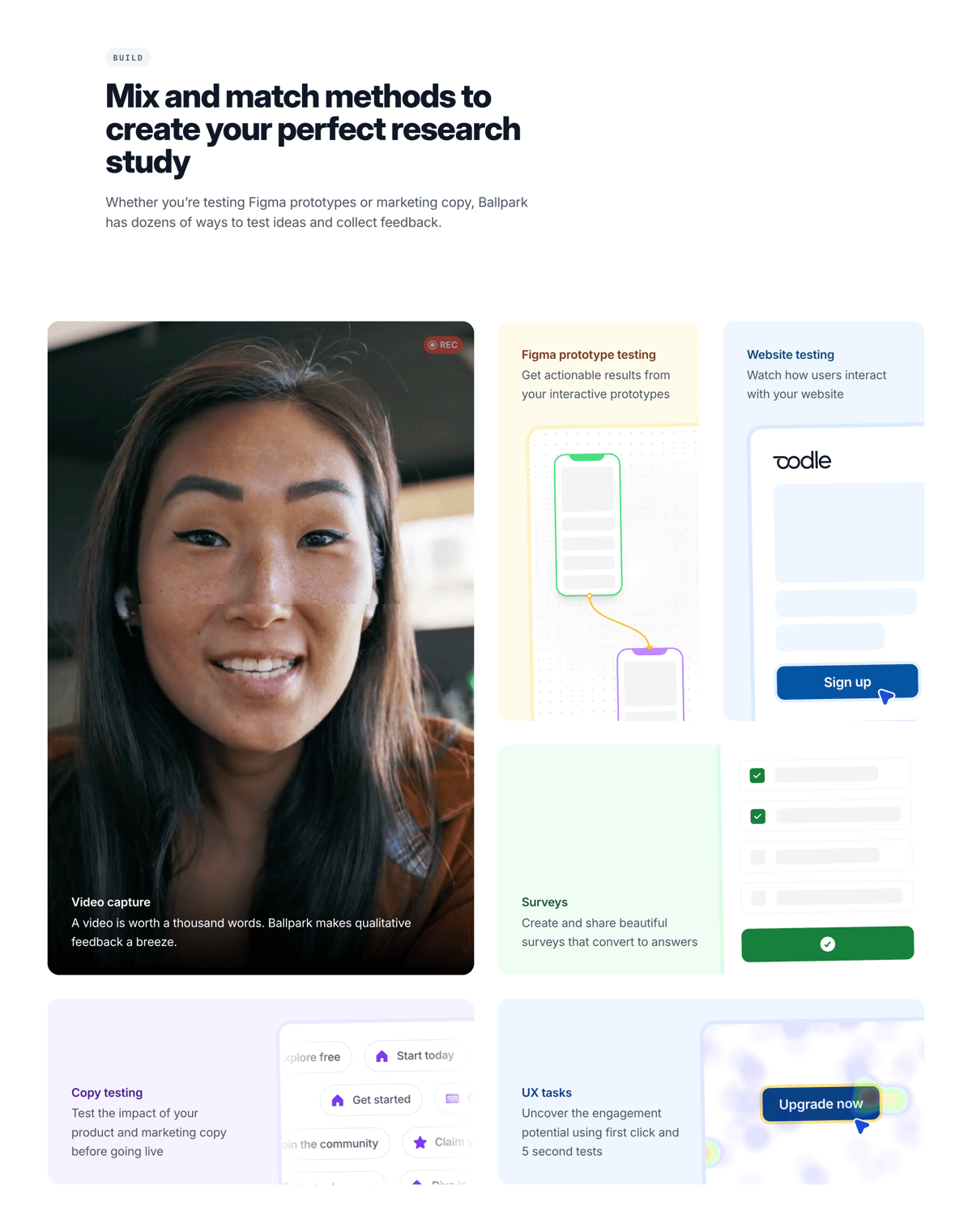 Ballpark
				bento box ui component