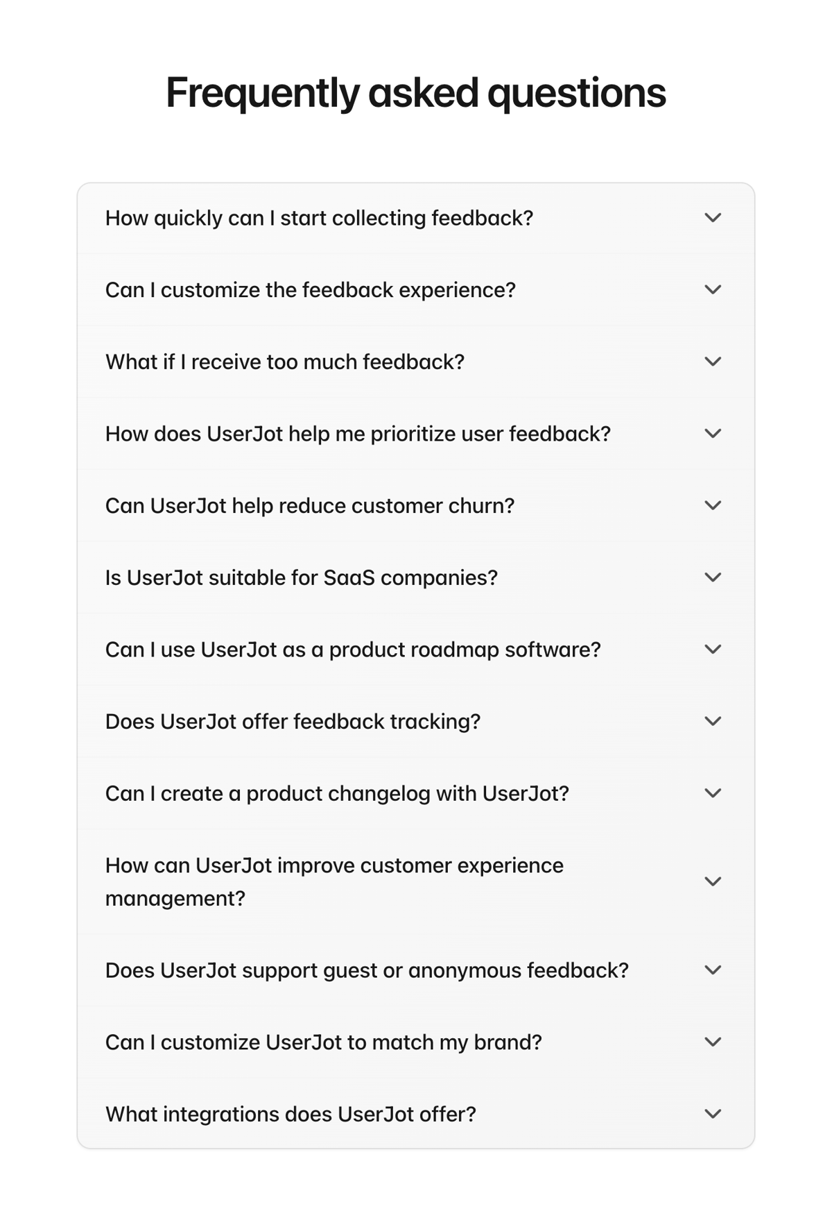 UserJot
				faq ui component