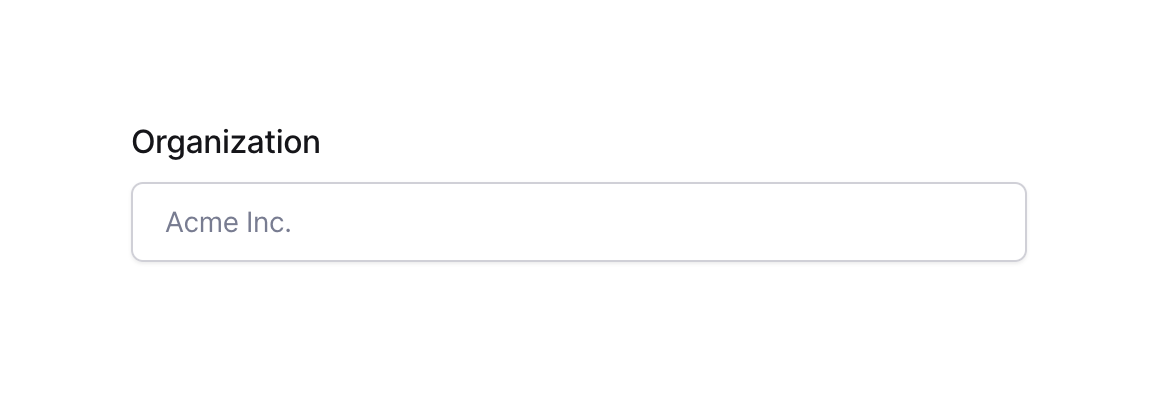 Bucket
				input text ui component
