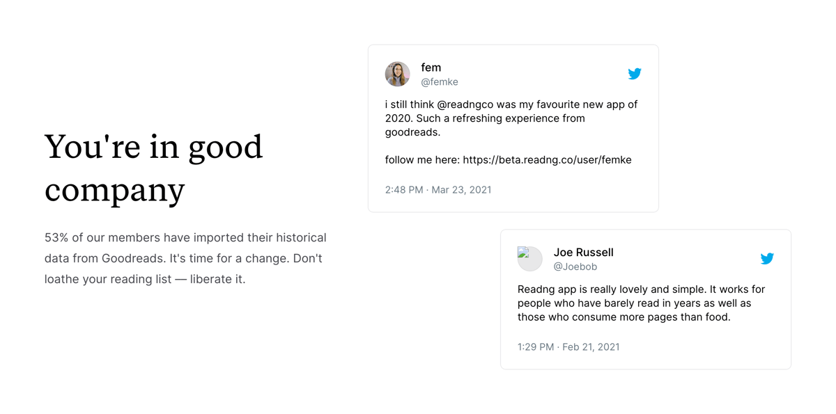Oku
				testimonial ui component