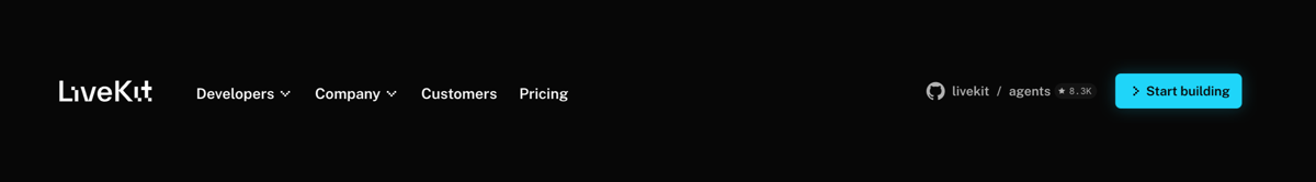Livekit
				header ui component