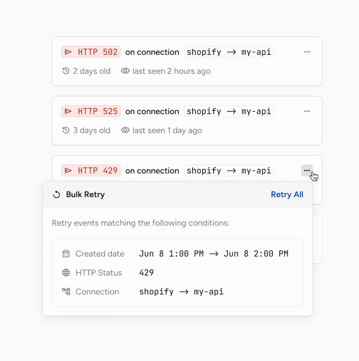 Hookdeck
				illustration ui component