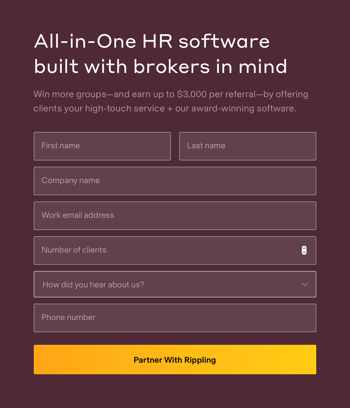 Rippling
				form element ui component