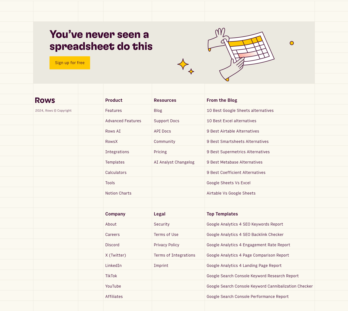 Rows
				footer ui component