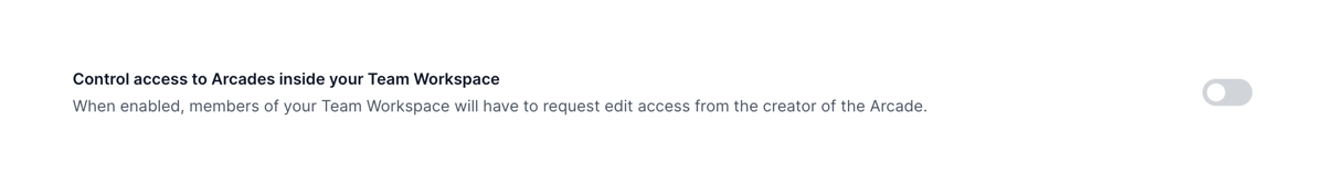 Arcade
				toggle/switch ui component