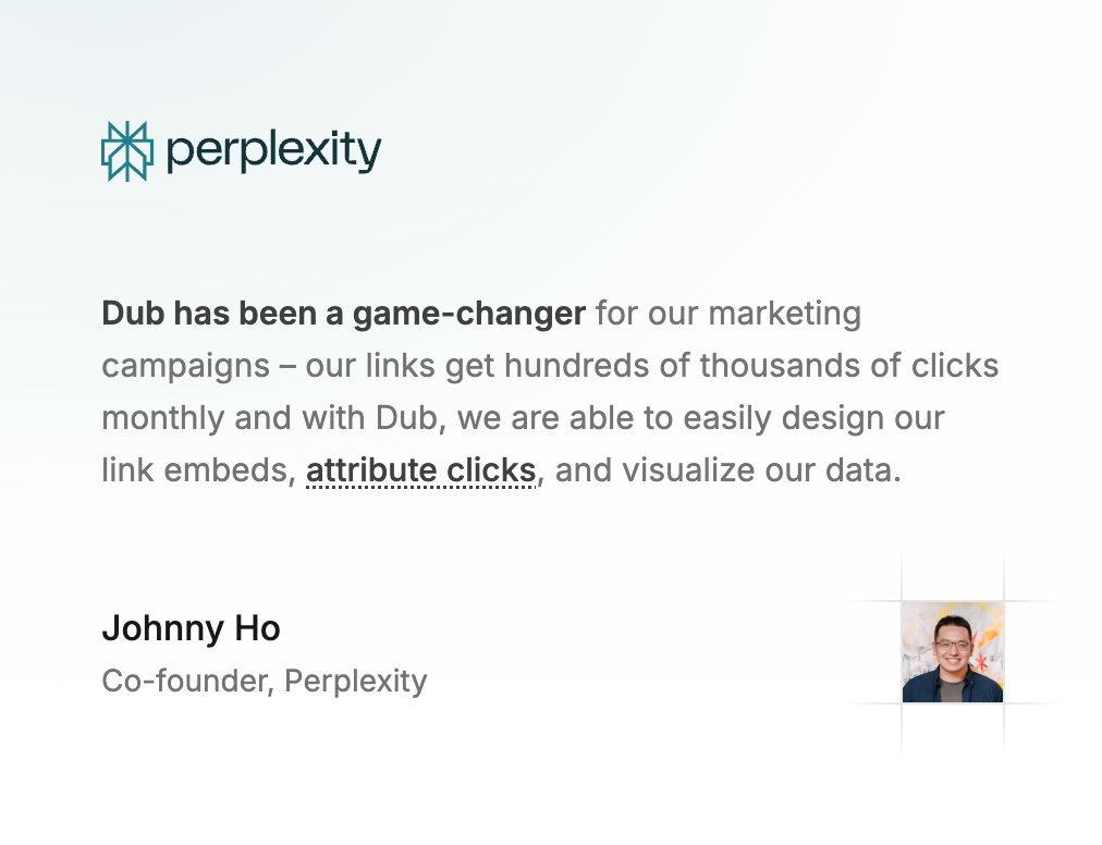 Dub
				testimonial ui component