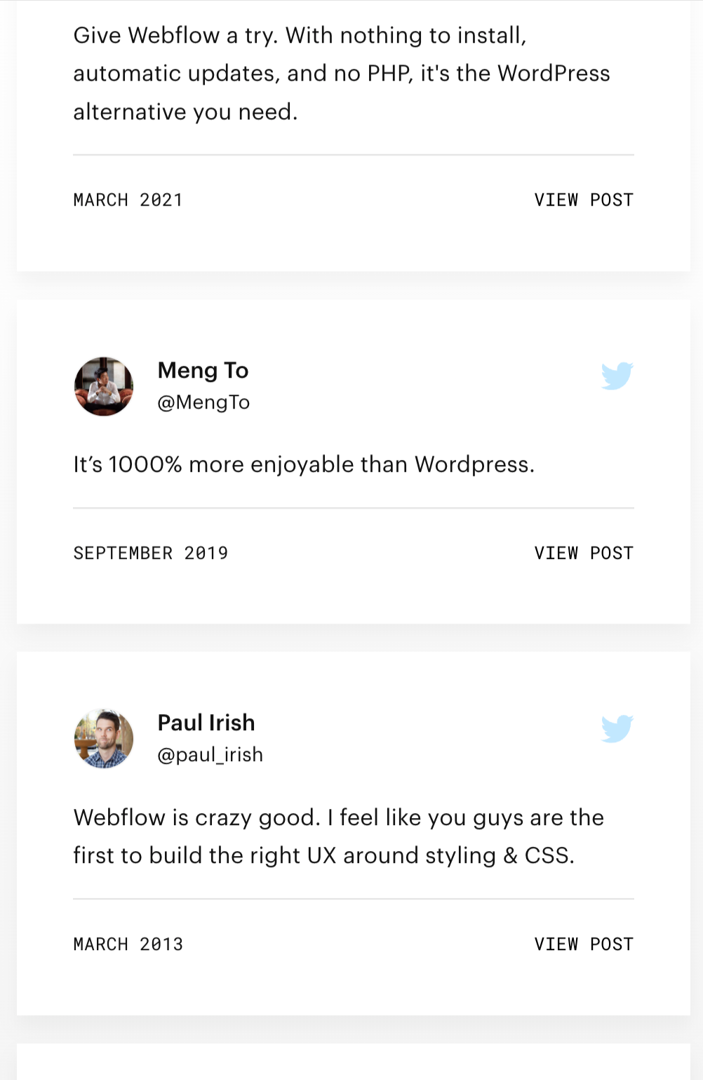 Webflow
				social proof ui component