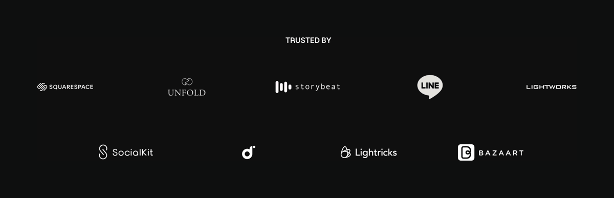 Epidemic Sound
				social proof ui component