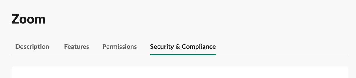 Slack
				tabs ui component