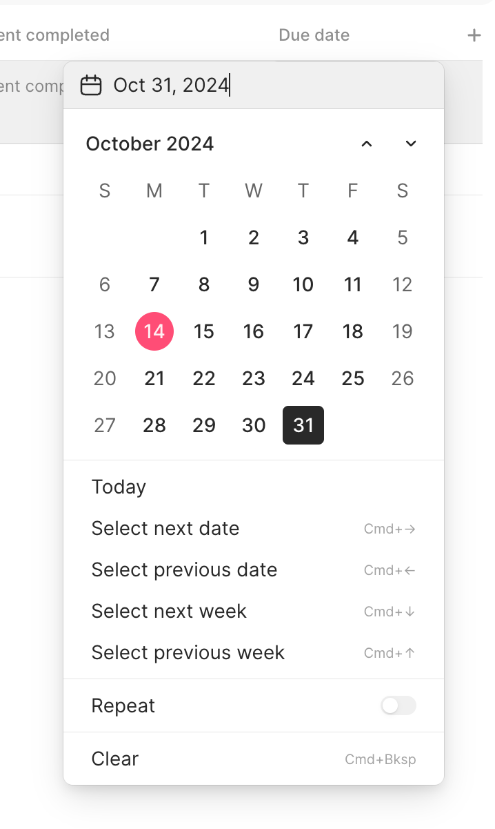 Height
				input date ui component