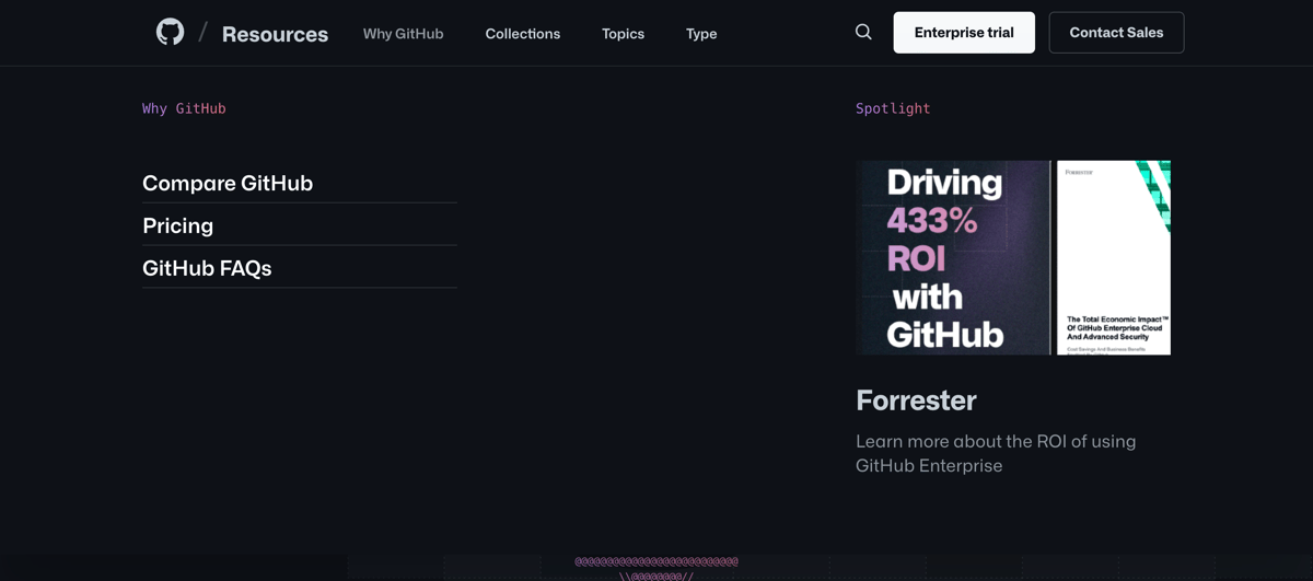 Github
				flyout menu ui component