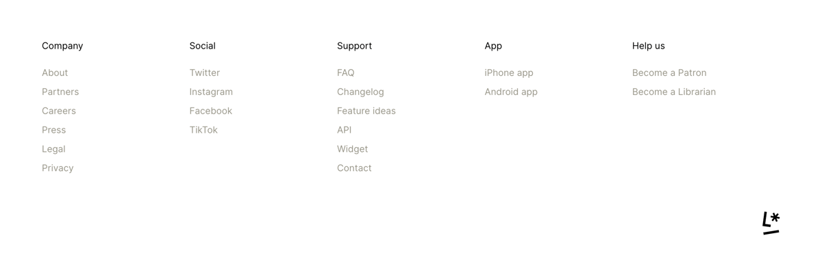 Literal
				footer ui component