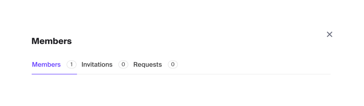 Clerk
				tabs ui component