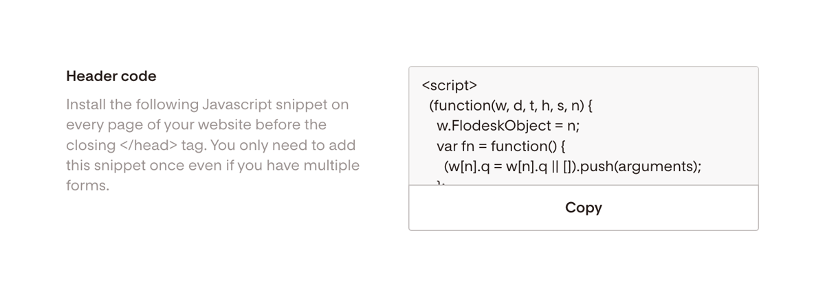 Flodesk
			code snippet ui component