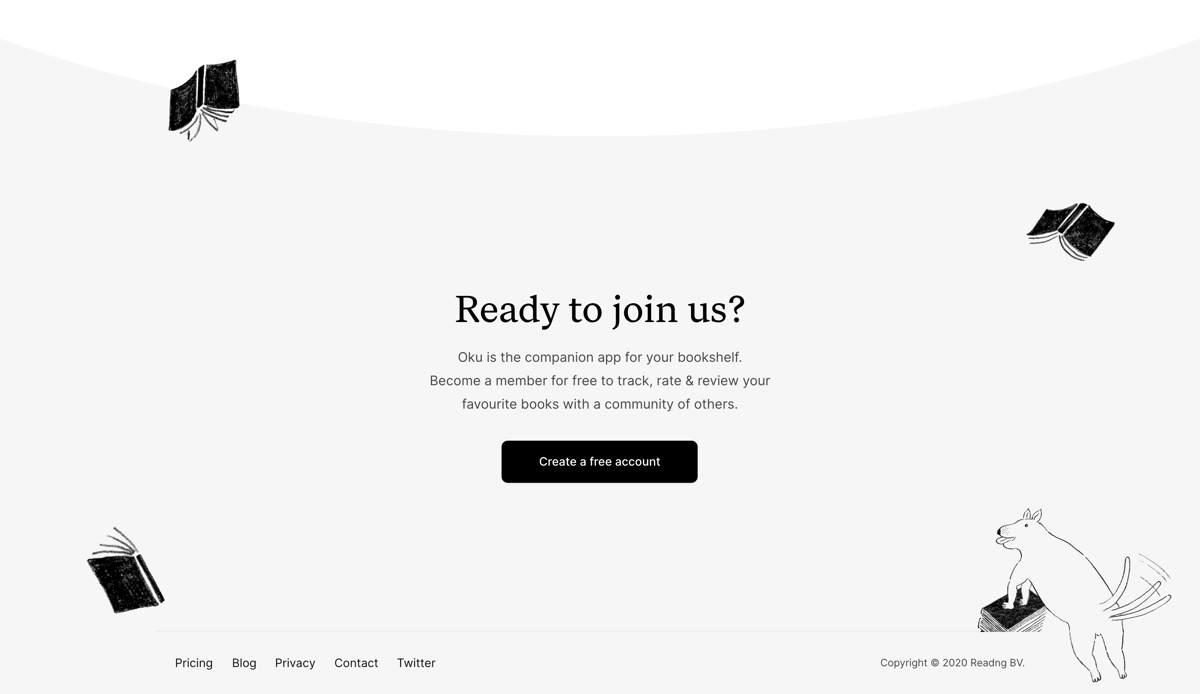 Oku
				footer ui component