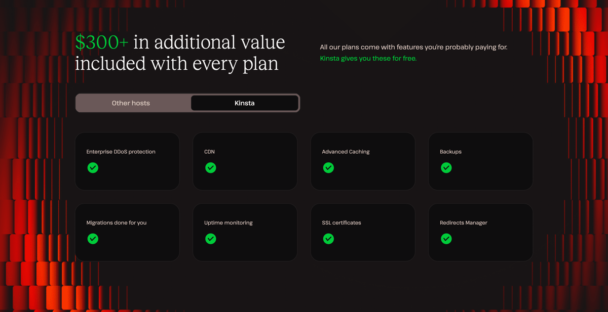 Kinsta
			features ui component