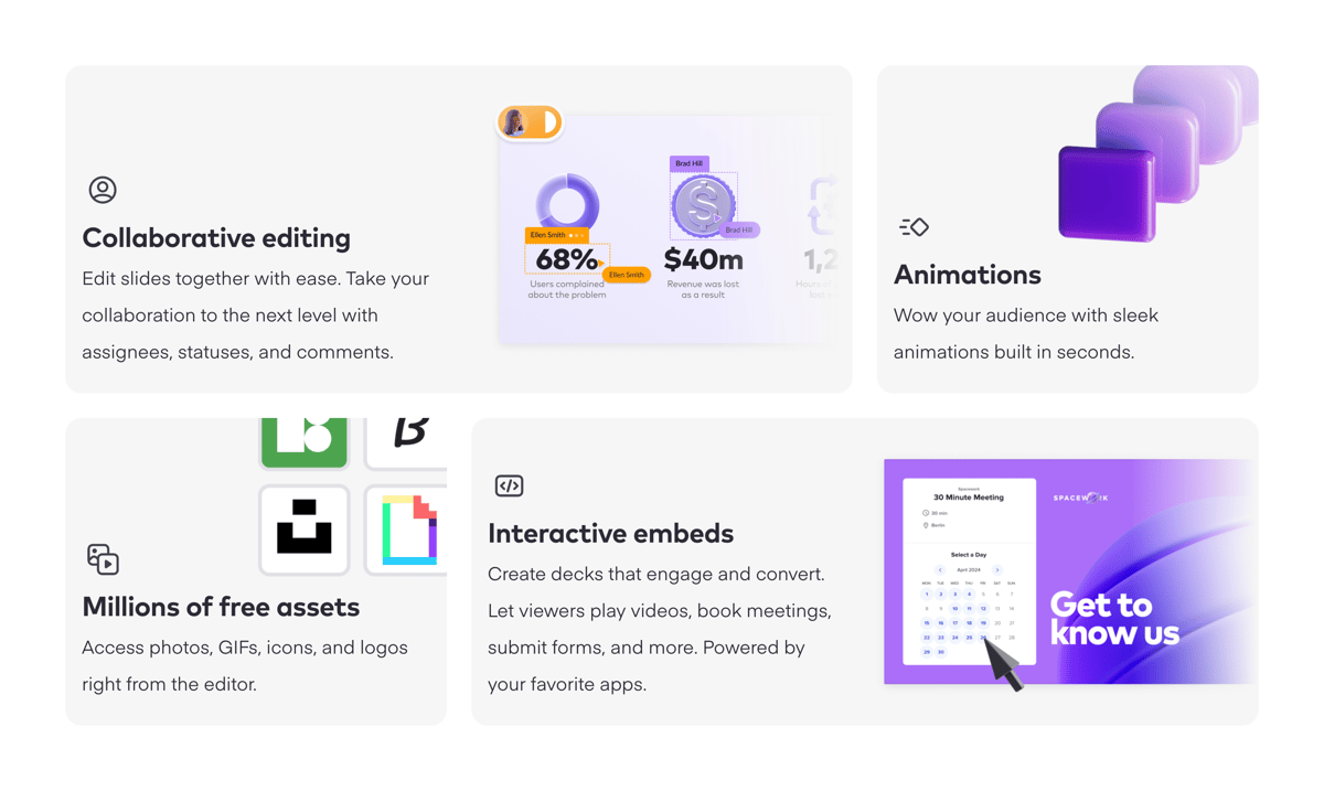 Pitch
				bento box ui component