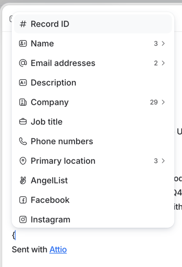 Attio
			data management data display ui component