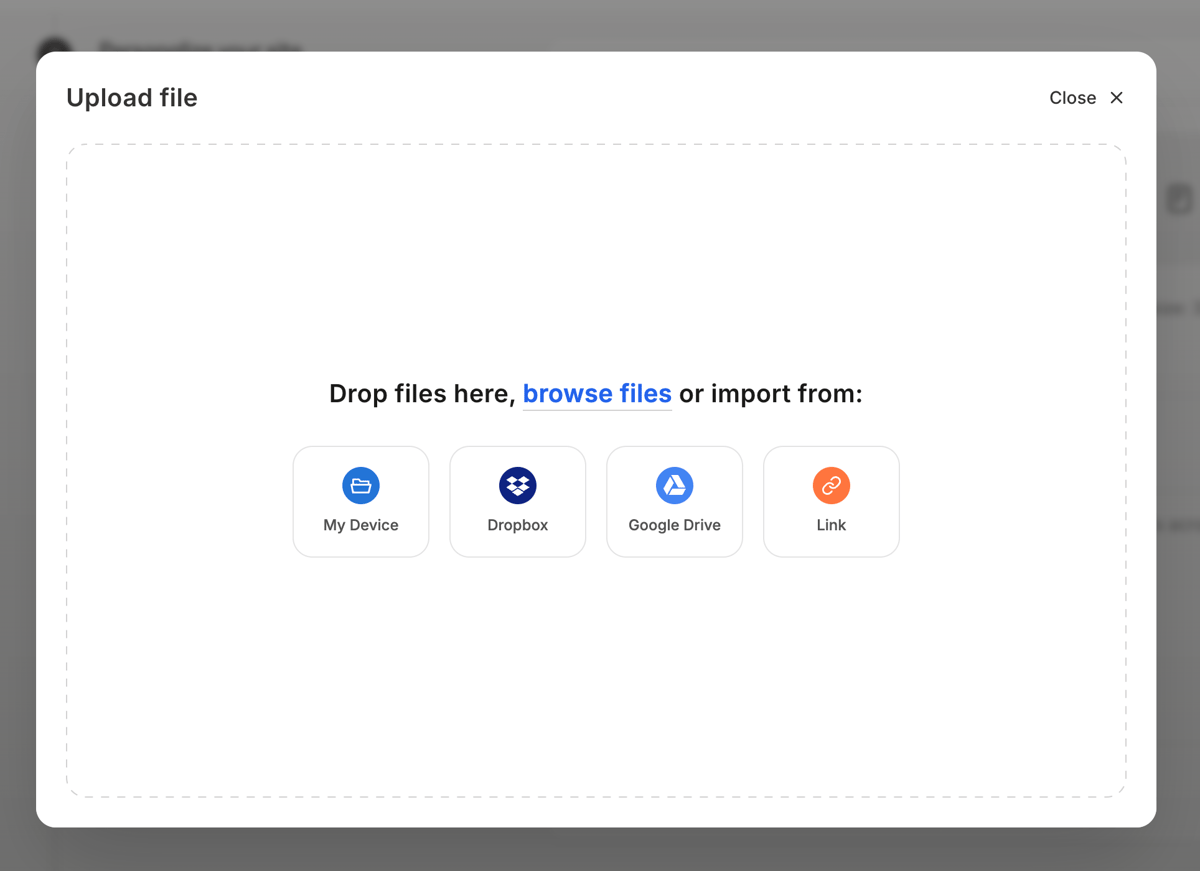 Kajabi
				file upload input ui component