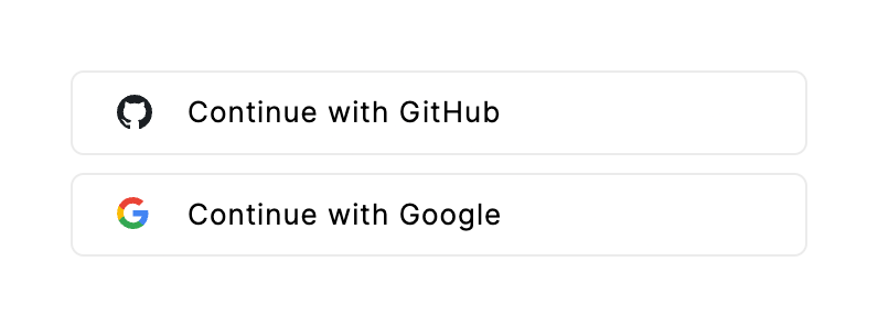 Clerk
				social login button ui component
