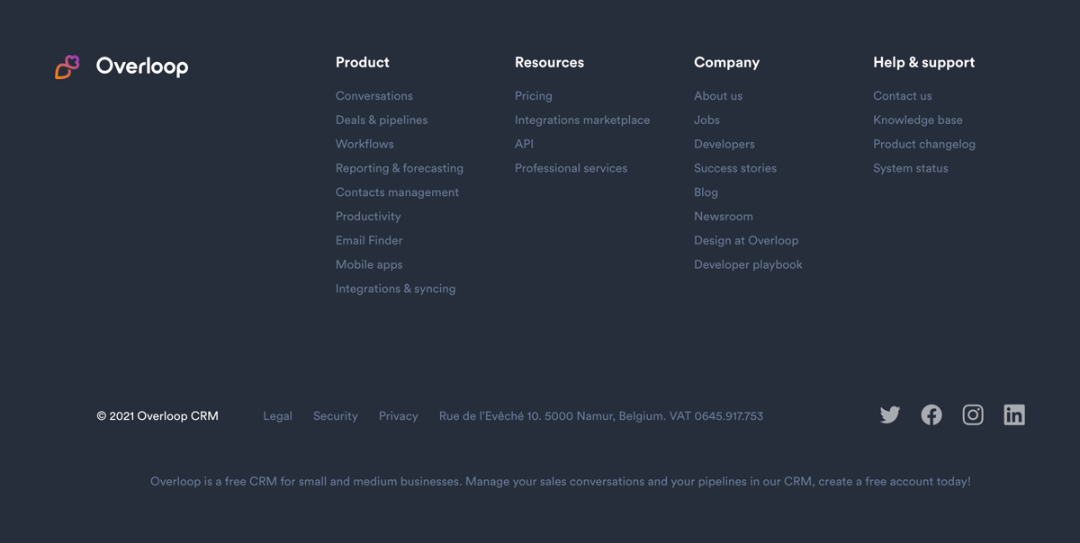 Overloop
				footer ui component