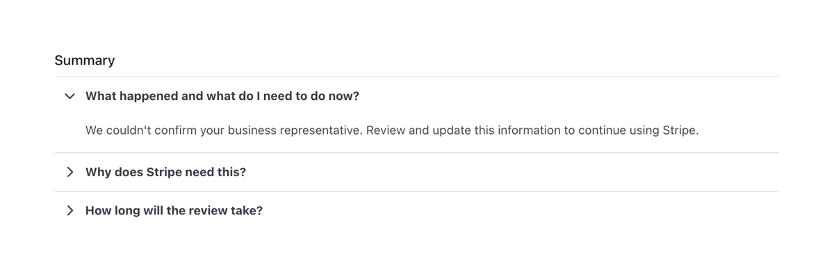 Stripe
				accordion ui component